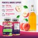 Яблучний сидровий оцет, Apple Cider Vinegar, 10X Nutrition USA, 60 жувальних цукерок: зображення — 4