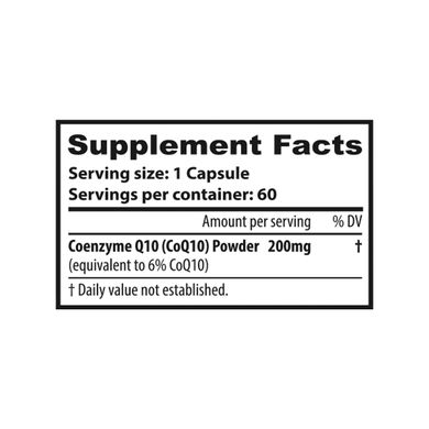 Коэнзим Q10, Coenzyme Q10, 10X Nutrition USA, 60 капсул
