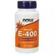 Витамин Е, Vitamin E-400, Now Foods, 400 МЕ, 100 капсул: изображение – 1