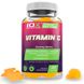 Витамин С, Vitamin C, 10X Nutrition USA, 1000 мг, 45 жевательных конфет: изображение – 1