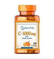 Vitamin C-1000 mg with Bioflavonoids & Rose Hips - 100 каплет