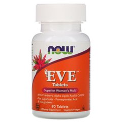 Вітаміни для жінок, EVE Women's Multi, Now Foods, 90 капсул