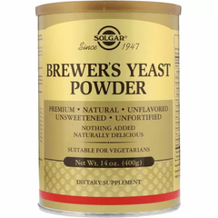 Пивные дрожжи, Brewer's Yeast, Solgar, порошок, 400 гр.